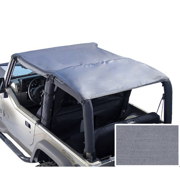 Rugged Ridge Sun Top Plus in Black Denim Rugged Ridge 13554.15 Sun Top Plus in Black Denim for 76-91 Jeep CJ-7 & Wrangler YJ