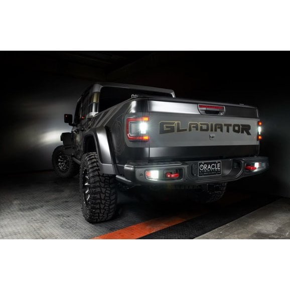Sinocea0 Rear Bumper LED Cube Light Brackets For Jeep Gladiator 2020+ - Easy Install
