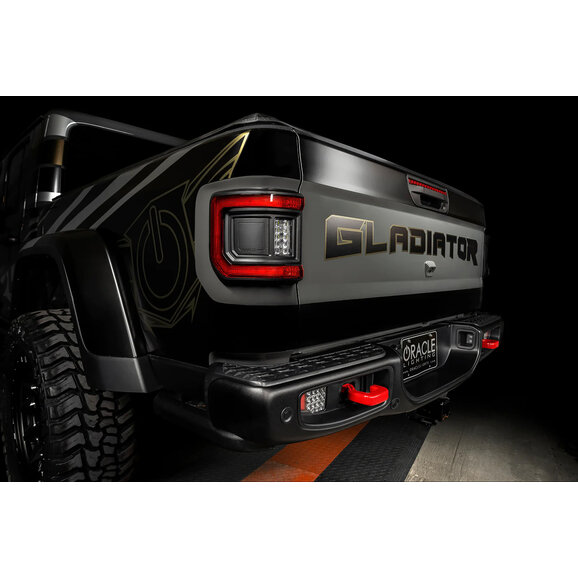 Oracle Lighting Flush Mount LED Tail Lights Oracle Lighting 5882-504 Flush Mount LED Tail Lights for 20-24 Jeep Gladiator JT