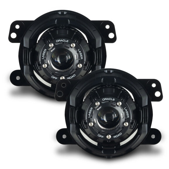 Oracle Lighting 15W Off-Road LASER Fog Lights Oracle Lighting 5930-001 15W Off-Road LASER Fog Lights for 07-25 Jeep Wrangler JK, JL & Gladiator JT