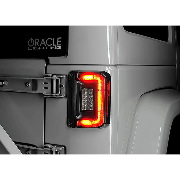 Oracle Lighting Flush Mount Tail Lights Oracle Lighting 5891-504-T Flush Mount Tail Lights for 07-18 Jeep Wrangler JK