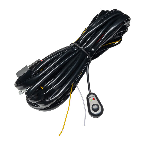 Oracle Lighting Roof Light Bar Switched Wiring Harness Oracle Lighting 5897-504 Roof Light Bar Switched Wiring Harness for 21-25 Ford Bronco with the ORACLE Lighting Integrated Windshield Roof LED Light Bar System and without factory Aux Switches