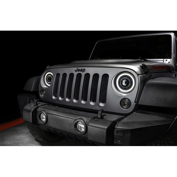 Oracle Lighting Oculus Bi-LED Projector Headlights Oracle Lighting 5876-023 Oculus Bi-LED Projector Headlights for 55-86 Jeep CJ, 97-18 Wrangler TJ, JK, & Vehicles with 7" Round Headlights