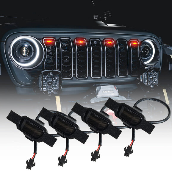 Oracle Lighting Pre-Runner Style LED Grill Light Kit Oracle Lighting Pre-Runner Style LED Grill Light Kit for 24-26 Jeep Wrangler JL & Gladiator JT