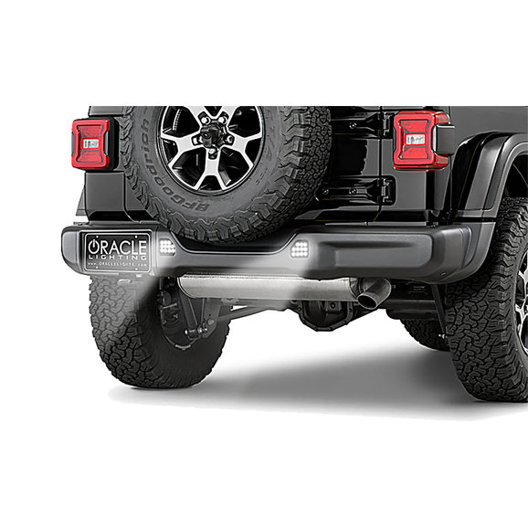 Oracle Lighting Rear Bumper LED Reverse Lights Oracle Lighting 5874-504 Rear Bumper LED Reverse Lights for 18-22 Jeep Wrangler JL