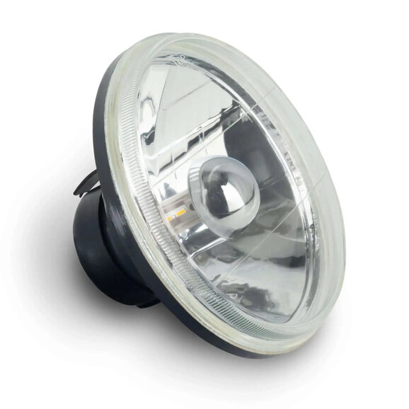 Oracle Lighting 7" Sealed Beam Glass Lens Headlight Oracle Lighting 6905-504 7" Sealed Beam Glass Lens Headlight for 55-06 Jeep CJ, Wrangler YJ & TJ