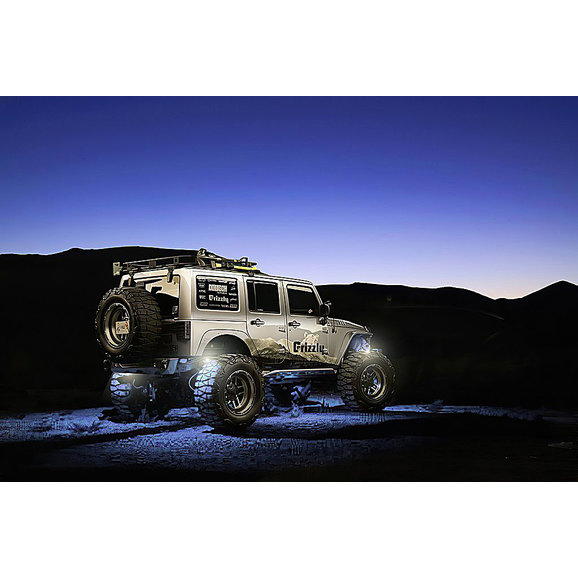 Oracle Lighting White Underbody Wheel Well LED Rock Light Kit - 4 Piece Oracle Lighting 5875-001 White Underbody Wheel Well LED Rock Light Kit - 4 Piece