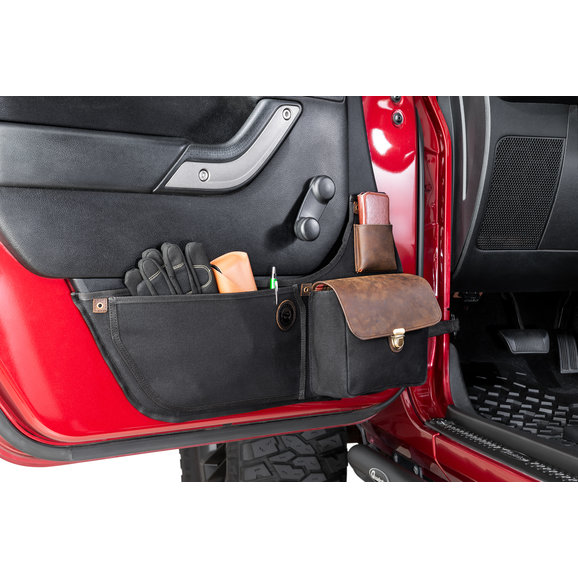 Overland Outfitters Door Panel Pockets Overland Outfitters Door Panel Pockets for 11-18 Jeep Wrangler JK