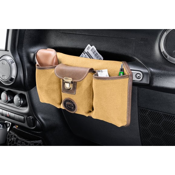 Overland Outfitters Grab Bar Pockets Overland Outfitters Grab Bar Pockets for 76-22 Jeep CJ, Wrangler YJ, TJ, JK, JL & Gladiator JT