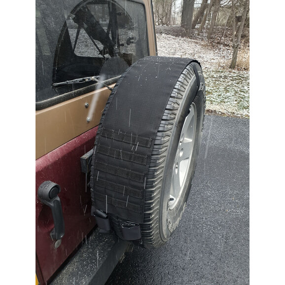 Overland Outfitters Spare Tire MOLLE Wrap Overland Outfitters 3045B Spare Tire MOLLE Wrap