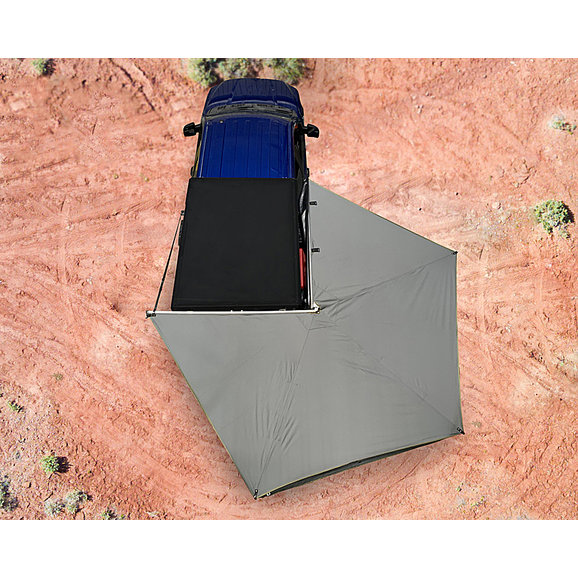 Overland Vehicle Systems Nomadic 270 LT Awning with Black Storage Cover Overland Vehicle Systems Nomadic 270 LT Awning with Black Storage Cover