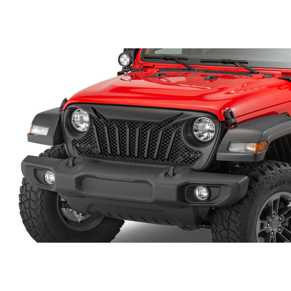 Overtread Titus Front Grille Overtread 19031 Titus Front Grille for 18-21 Jeep Wrangler JL & Gladiator JT