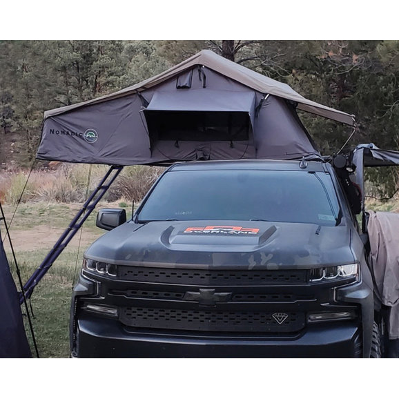 Overland Vehicle Systems Nomadic 4 Extended Roof Top Tent Overland Vehicle Systems 18349936 Nomadic 4 Extended Roof Top Tent