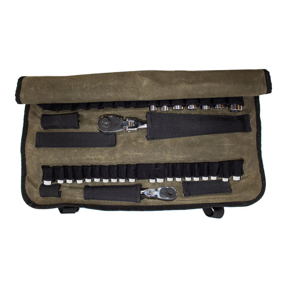 Overland Vehicle Systems Canyon Bag Rolled Socket Set Tote with Handle Overland Vehicle Systems 21089941 Canyon Bag Rolled Socket Set Tote with Handle