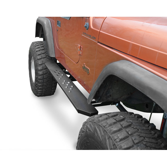 Owens Products Venum Star Burst Running Boards Owens Products 85004 Venum Star Burst Running Boards for 97-06 Jeep Wrangler TJ
