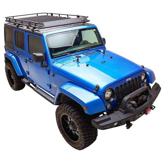 Paramount Automotive 81-10800 Full-Length Roof Rack for 07-18 Jeep Wrangler  Unlimited JK 4-Door | Quadratec