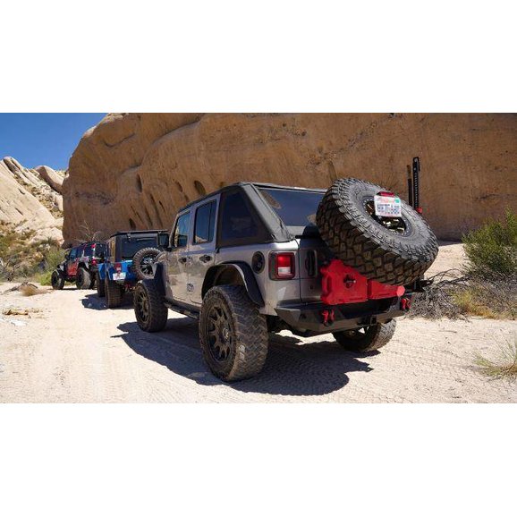 Paramount Automotive 81-21501 Gen 3 Tire Carrier for 18-22 Jeep Wrangler JL  | Quadratec