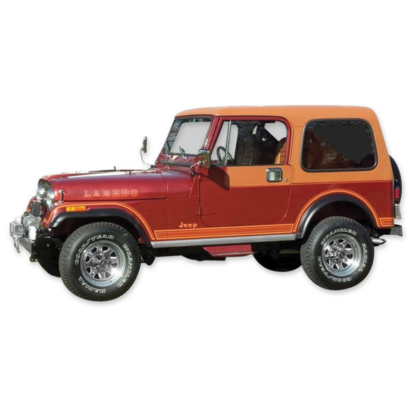 Phoenix Graphix Laredo Vinyl Hood Graphics Kit Phoenix Graphix Laredo Vinyl Hood Graphics Kit for 80-84 Jeep CJ-7 Laredo