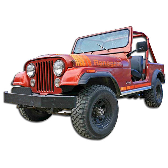 Phoenix Graphix Renegade Vinyl Hood Graphics Kit  Phoenix Graphix  Renegade Vinyl Hood Graphics Kit  for 79-80 Jeep CJ5 & CJ7