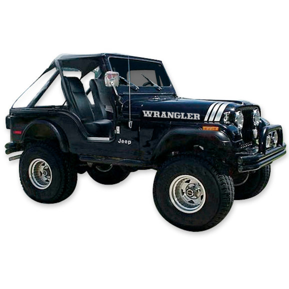 Phoenix Graphix Scrambler Vinyl Hood Graphics Kit Phoenix Graphix Scrambler Vinyl Hood Graphics Kit for 70-95 Jeep CJ & Wrangler Vehicles