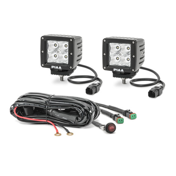 PIAA Quad Series LED Cube Lights with Harness PIAA Quad Series LED Cube Lights with Harness