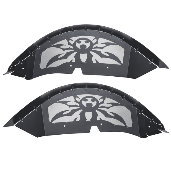 Poison Spyder Rear Inner Fender Liners Poison Spyder 19-05-980P1 Rear Inner Fender Liners for 18-23 Jeep Wrangler JL
