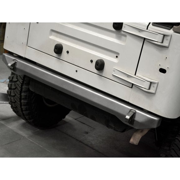 Poison Spyder BFH II Rear Bumper Poison Spyder 14-61-030 BFH II Rear Bumper for 97-06 Jeep Wrangler TJ & Unlimited