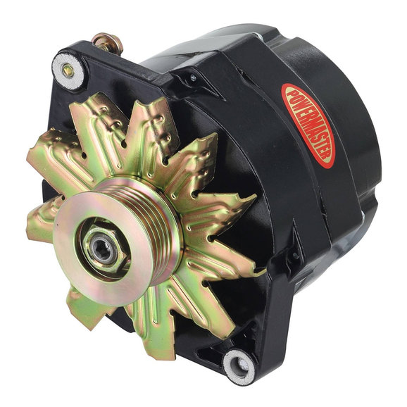 Powermaster 100 / 70 Amp Alternator in Black Finish Powermaster 8-56100 100 / 70 Amp Alternator in Black Finish for 66-75 Jeep CJ-5 & CJ-6