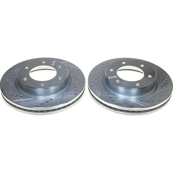PowerStop Evolution Drilled & Slotted Brake Rotors PowerStop Evolution Drilled & Slotted Brake Rotors for 21-26 Ford Bronco