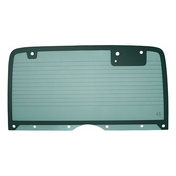 PPR Industries Replacement Hard Top Lift Gate Glass with Defrost PPR Industries 3099040306 Replacement Hard Top Lift Gate Glass with Defrost for 03-06 Jeep Wrangler TJ & Unlimited