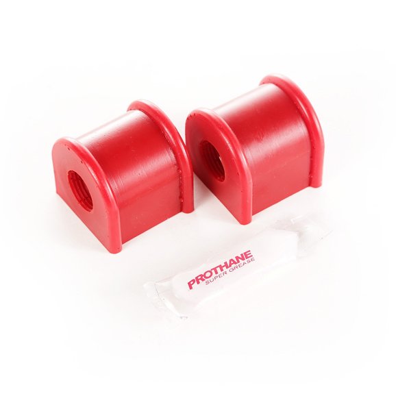 Prothane Rear Sway Bar Bushings in Red (19mm) Prothane 1-1126 PROTHA Rear Sway Bar Bushings in Red (19mm) for 07-11 Jeep Wrangler JK