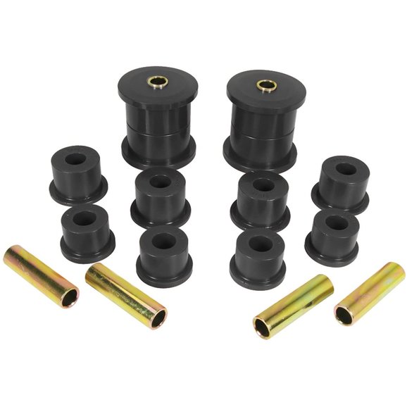 Prothane Spring & Shackle Bushing Kit in Black Prothane 1-1007-BL PROTHA Spring & Shackle Bushing Kit in Black for 84-99 Jeep Cherokee XJ