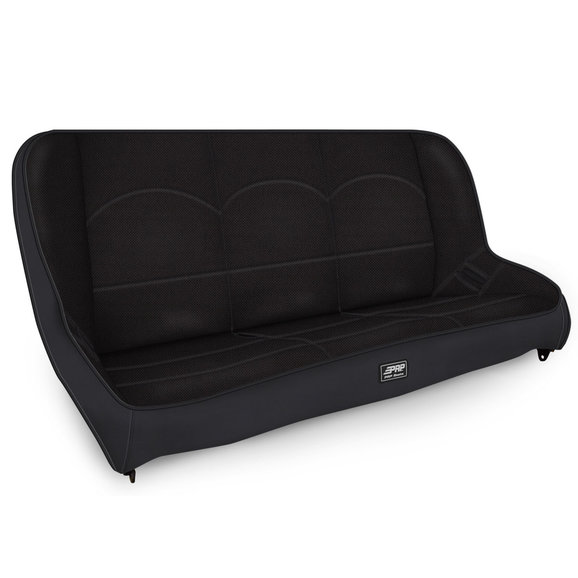 PRP Seats 36 in. Wide Low Back Rear Bench Seat PRP Seats 36 in. Wide Low Back Rear Bench Seat for 76-95 Jeep CJ & Wrangler YJ Vehicles