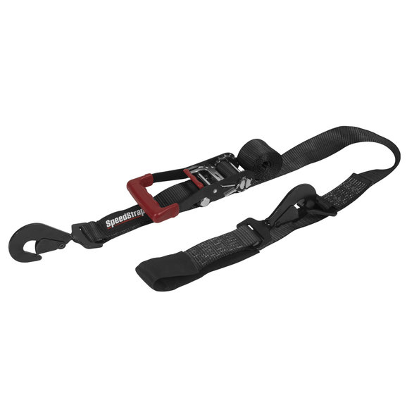 PRP Seats  SpeedStrap 2″ x 10′ Ratchet Tie Down with Twisted Snap Hooks & Axle Strap Combo 