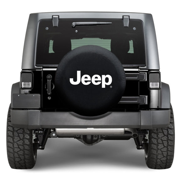 Plasticolor Jeep Logo Spare Tire Cover Plasticolor 000793R01 Jeep Logo Spare Tire Cover for 30" to 33" Spare Tires