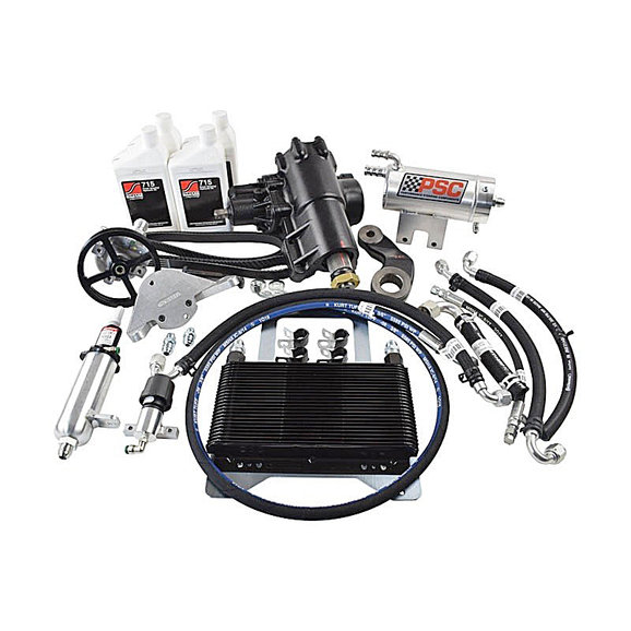 PSC Motorsports Big Bore XD Overlander Steering Kit for 1820 Jeep Wrangler JL with 3.6L Quadratec