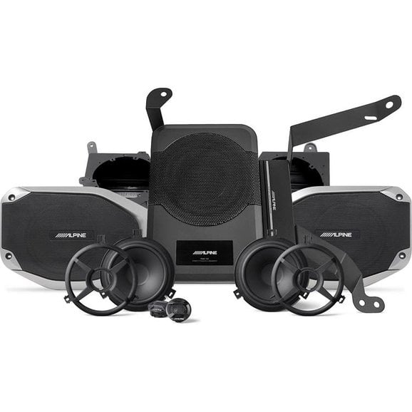 Alpine PSS-24WRA Complete Sound System Upgrade Alpine PSS-24WRA Complete Sound System Upgrade for 18-23 Jeep Wrangler JL & Gladiator JT