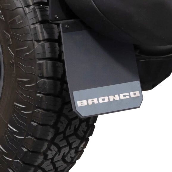 Putco Mud Skins with Bronco Logo Mud Flaps Putco Mud Skins with Bronco Logo Mud Flaps for 21-27 Ford Bronco