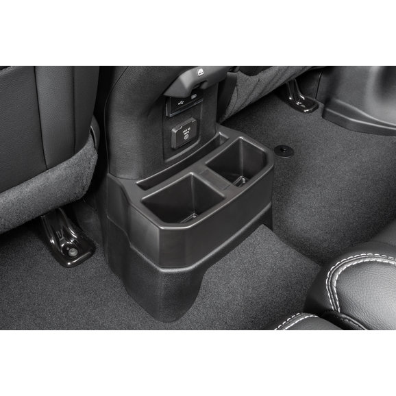 TACTIK Rear Console Tray TACTIK 14125 3031 Rear Console Tray for 18-23 Jeep Wrangler JL with Factory Leather Seats
