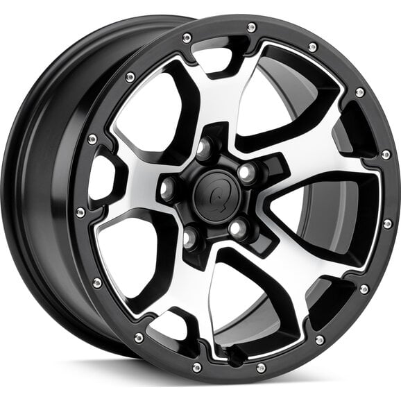 Quadratec Morphic II Wheel 17x8.5 with 5.2in Backspace Quadratec Morphic II Wheel 17x8.5 with 5.2in Backspace for 07-26 Jeep Wrangler JL, JK & Gladiator JT