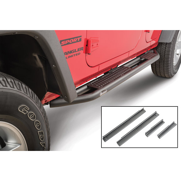 Quadratec  QRC Side Armor with Step for 07-18 Jeep Wrangler Unlimited JK