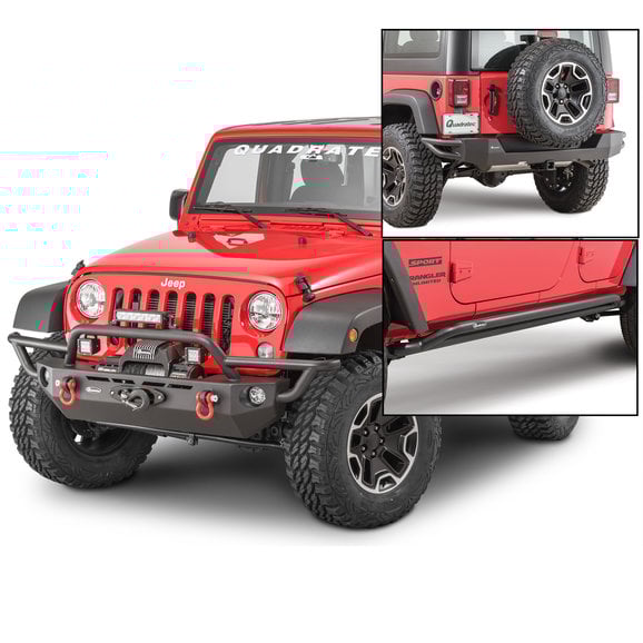 Quadratec QRC Front / Rear Bumper & Rocker Guards Quadratec QRC Front / Rear Bumper & Rocker Guards for 07-18 Jeep Wrangler JK Unlimited 4-Door