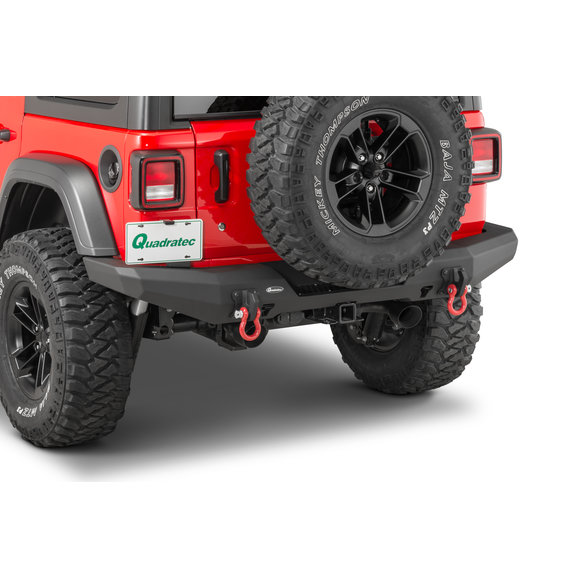 Quadratec Brute Strength Aluminum Rear Bumper Quadratec Brute Strength Aluminum Rear Bumper for 18-22 Jeep Wrangler JL
