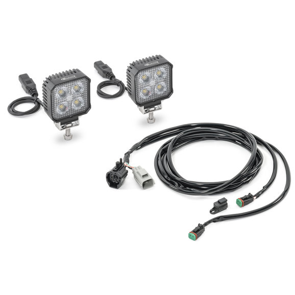 Quadratec  3" LED Sleek Backup Light Kit - 160° Flood Beam for 07-18 Jeep Wrangler JK