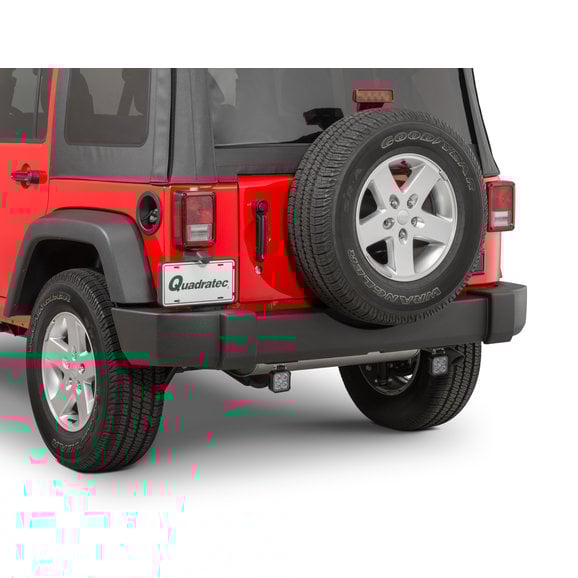 Quadratec 3 Led Sleek Backup Light Kit 160 Flood Beam For 07 18 Jeep Wrangler Jk Quadratec