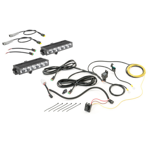 Quadratec 1x6 Stealth LED Light Bar Pair Quadratec