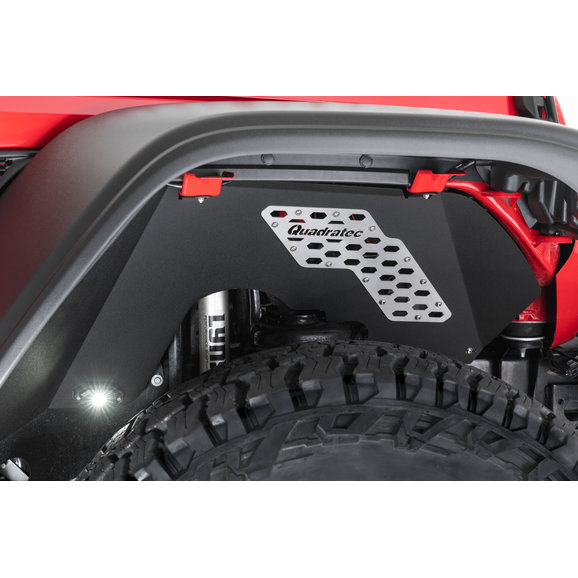 Quadratec Aluminum Inner Fender Liners for 1823 Jeep Wrangler JL Front