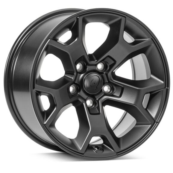 Quadratec Morphic Wheel in Satin Black 17x8.5 with 5.2in Backspace Quadratec Morphic Wheel in Satin Black 17x8.5 with 5.2in Backspace for 07-26 Jeep Wrangler JL, JK & Gladiator JT