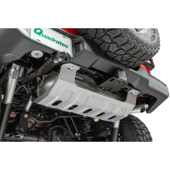 Quadratec Aluminum Modular Muffler Skid Plate Quadratec Aluminum Modular Muffler Skid Plate for 18-23 Jeep Wrangler JL