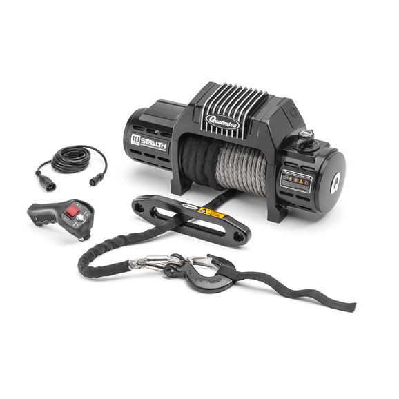 Quadratec Stealth Winch and Premium ResQ Recovery Kit Quadratec